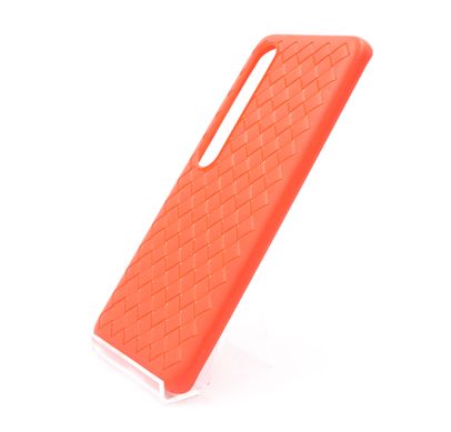 Силіконовий чохол Weaving case для Xiaomi Mi 10/Mi10 Pro (плетінка) red