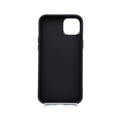 TPU чохол Bonbon Metal Style with MagSafe для iPhone 14+ black