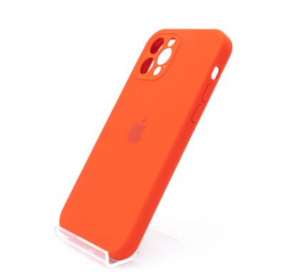 Силіконовий чохол Full Cover для iPhone 12 Pro red Full Camera