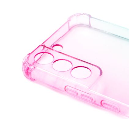 Силіконовий чохол WAVE Shine для Samsung S22 pink/turquoise