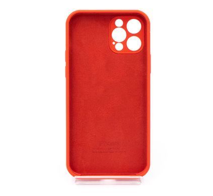 Силиконовый чехол Full Cover для iPhone 12 Pro red Full Camera