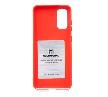 Силиконовый чехол Molan Cano Jelly для Samsung S20 red