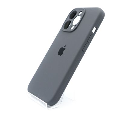 Силіконовий чохол Full Cover для iPhone 13 Pro marengo (dark grey) Full Camera