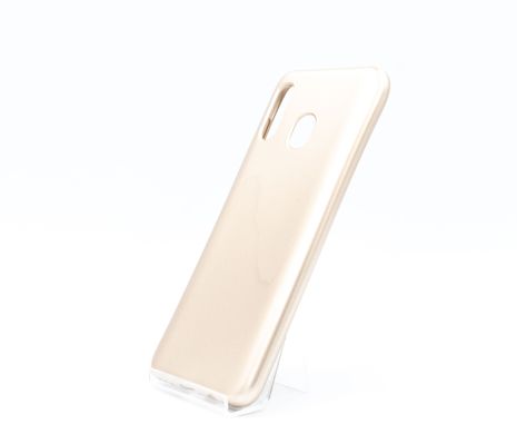 Силиконовый чехол Remax Glossy Shine для Samsung A20/A30 gold