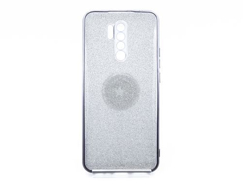 Силіконовий чохол SP Shine для Xiaomi Redmi 9 grey ring for magnet