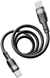 Кабель YOKI SILICONE YK-SI50 Type-C to Type-C 60W 1.2m black