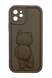 Накладка Bear для iPhone 12 brown Full Camera