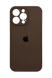 Силіконовий чохол Full Cover для iPhone 14 Pro Max brown Full Camera