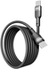 Кабель YOKI SILICONE YK-SI50 Type-C to Type-C 60W 1.2m black