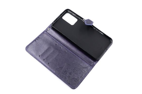 Чохол книжка шкіра Art case з візитницею для Xiaomi Redmi 10 violet