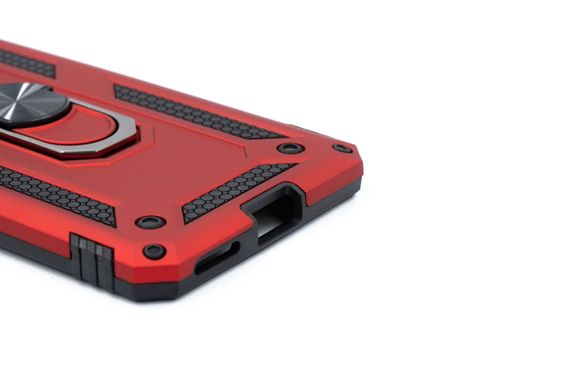 Чохол Serge Ring for Magne для Xiaomi Mi 11 Lite/Mi 11 Lite 5G red протиударний з магнітним тримачем