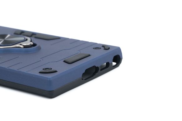 Чохол Transformer Ring for Magnet для Samsung S23 ultra dark blue протиударний Full Camera