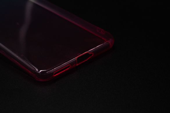 Силіконовий чохол Gradient Design для Xiaomi Mi11 lite 0.5mm white/pink