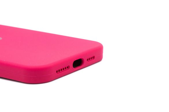 Силіконовий чохол Full Cover для iPhone 15 Pro Max rose red
