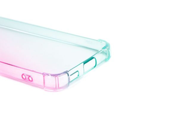 Силиконовый чехол WAVE Shine для Samsung S22 pink/turquoise