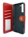 Чехол-книжка кожа для Samsung S21 FE red Getman Gallant PU