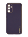 Чохол шкіра Xshield для Samsung A34 5G dark purple
