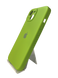 Силіконовий чохол Full Cover для iPhone 14 lime green Full Camera