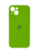 Силіконовий чохол Full Cover для iPhone 14 lime green Full Camera