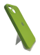 Силіконовий чохол Full Cover для iPhone 14 lime green Full Camera