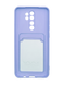 Силиконовый чехол WAVE Colorful Pocket для Xiaomi Redmi Note 8 Pro light purple Full Camera