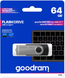 USB флеш накопитель Goodram UTS3 (Twister) 64GB Black USB 3.0 (UTS3-0640K0R11)