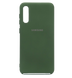 Силиконовый чехол Full Cover для Samsung A30s/A50/A50s dark green My Color