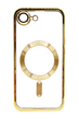 Чехол Metal Matte with MagSafe для iPhone 16e gold Full Camera