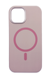 Силіконовий чохол Fibra OmniMag для iPhone 15 light pink