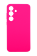 Силіконовий чохол Softy для Samsung S25 Plus barbie pink (rose) Full Camera з мікрофіброю