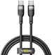 Кабель YOKI SILICONE YK-SI50 Type-C to Type-C 60W 1.2m black