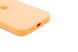 Силіконовий чохол Full Cover для iPhone 12/12 Pro papaya