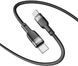 Кабель YOKI SILICONE YK-SI50 Type-C to Type-C 60W 1.2m black