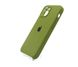 Силіконовий чохол Full Cover для iPhone 13 mini olive green Full Camera