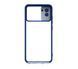 TPU чохол Camshield mate для Samsung A03 blue шторка/захист камери