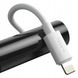 USB кабель Baseus Simple Wisdom TZCATLZJ-02 Type-C to Lightning PD 20W (2pcs)1.5m white
