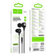 Навушники дротові Hoco M116 Benevolent universal digital earphones with microphone iP black