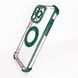 Силіконовий чохол Glossy with MagSafe для iPhone 15 Pro Max green
