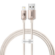 USB кабель Baseus Crystal Shine Series Lightning 2.4A 1.2m (CAJY001104) pink
