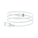 USB кабель Hoco X63 Racer magnetic micro 2.4A 1m white