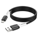 USB кабель HOCO X82 micro 2.4A 1m black