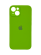 Силіконовий чохол Full Cover для iPhone 14 lime green Full Camera