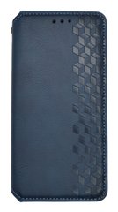 Чехол-книжка кожа для Samsung A55 5G blue Getman Cubic PU