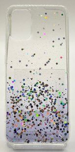 Силіконовий чохол WAVE Confetti для Samsung A02S (TPU) white/purple