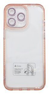 Накладка Brilliant для iPhone 15 Pro Max pink Full Camera