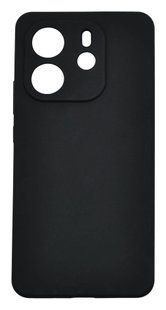 Силиконовый чехол WAVE Full Cover для Xiaomi Redmi Note 14 4G black Full Camera