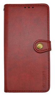 Чехол-книжка кожа для Xiaomi Redmi Note 9 5G/Note 9T red Getman Gallant PU