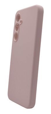 Силіконовий чохол Full Cover для Samsung S24 FE pink sand Full Camera без logo