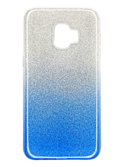 Силиконовый чехол Baseus Glitter 3 в1 для Samsung J2 Core gray blue