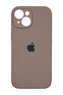Силіконовий чохол Full Cover для iPhone 15 light desert gold Full Camera